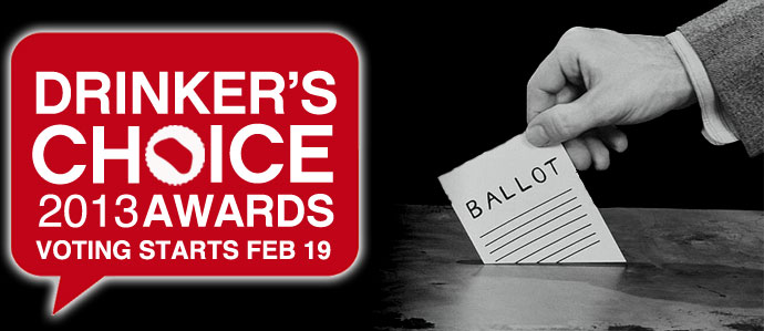 Annual Drinker's Choice Awards Start February 19
